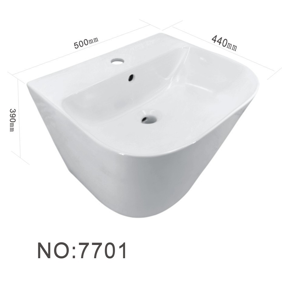 外贸批发挂墙式陶瓷盆户外洗手盆挂壁陶瓷悬空洗脸盆洗漱台挂盆