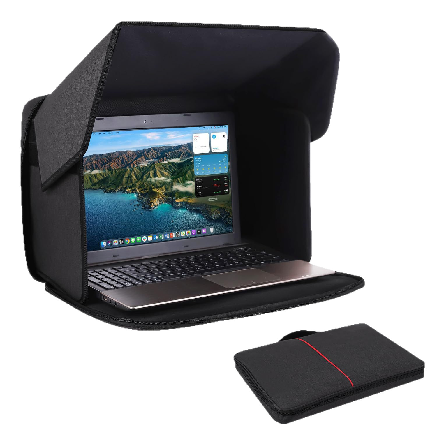 Portable Outdoor Performance Data Cable Microphone Organizer Bag Amazon New Product Microphone Computer Sunshade Cover