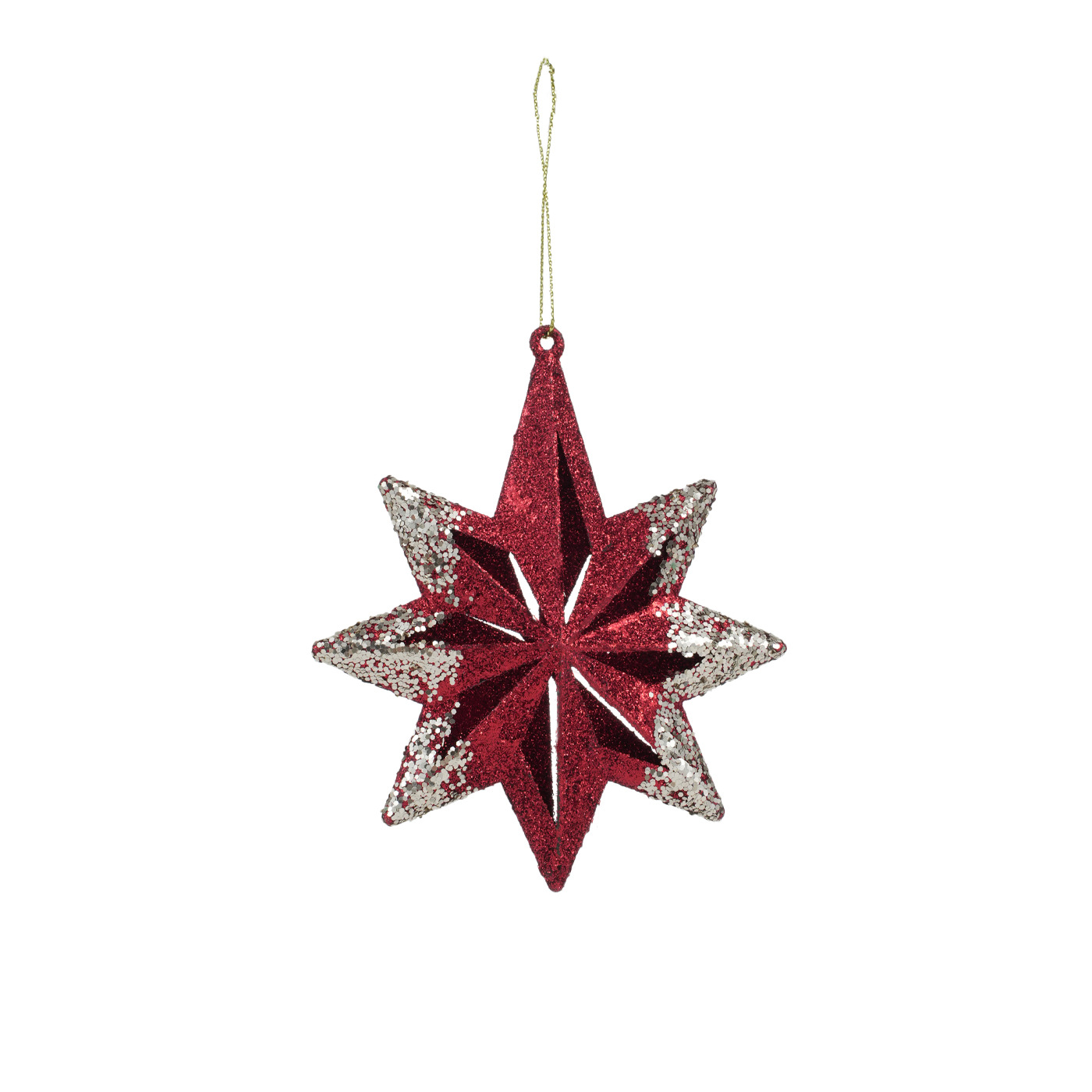 Nuevo polvo adesivo transfronterizo polvo de oro colgante de nieve colgante de forma especial polvo de plástico parpadeo decoración del árbol de Navidad props