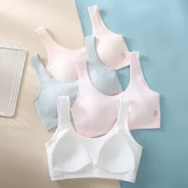 少女文胸;裹胸、抹胸;无钢圈文胸