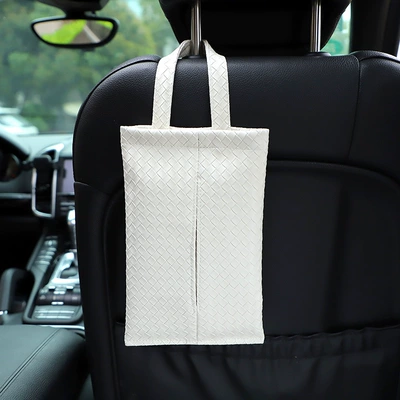 Car Tissue Box Creative Woven: Car tissue box/set