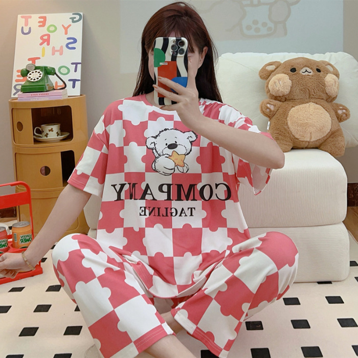 Pijamas nuevos pajamas de verano para mujeres pijamas cortos y largos Mickey ropa para el hogar comercio exterior transfronterizo sudeste asiático