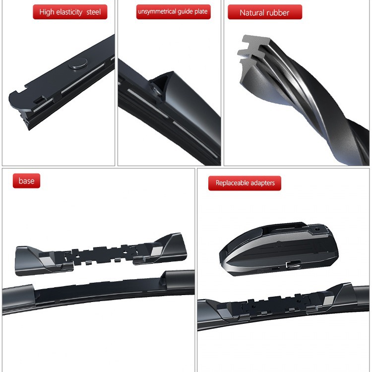 Del Xuan limpiaparabrisas compuesto multifuncional deshuesado limpiaparabrisas especial para coche fabricante agente mayorista personalizado