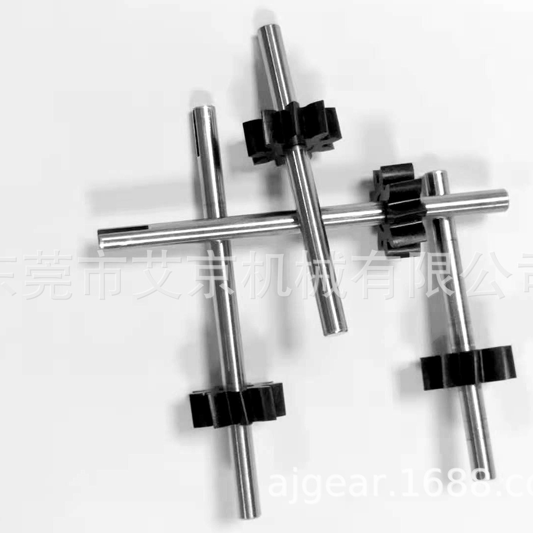 直齿轮轴0.8M生产厂家高精度6级直齿轮硬度55-65度精密齿轮厂家