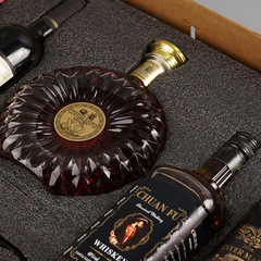 Wholesale and dropshipping of wine, spirits, XO brandy, whiskey: a set of 6 bottles gift box from Tenghui Liquor Manufacturer