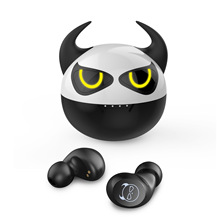真无线蓝牙耳机2021新款小恶魔蓝牙耳机迷你入耳运动游戏私模跨境
