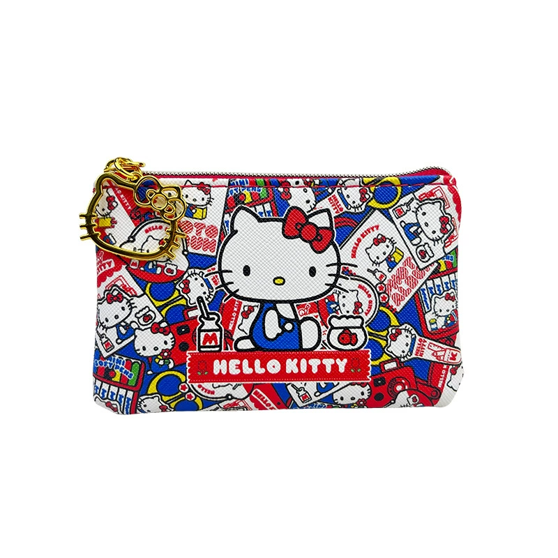 Hello Kitty, мультяшные монеты, маленький милый креативный модный кошелек на молнии