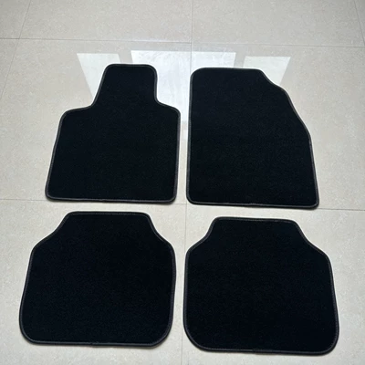 Universal Foot Pad Large Protective Mats, Carpet Mats - hard-carpet-black-universal-four-piece-pack