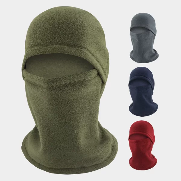 One-piece One-piece Cap Fleece Cover Winter Warm fleece-lined Ear Cover Cap Cold-proof Windproof Outdoor Thickened Riding Mask