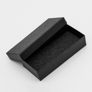 in stock Rectangular Black Heaven and Earth Cover Jewelry Packaging Gift Box Keychain Packaging Carton Necklace Gift Box