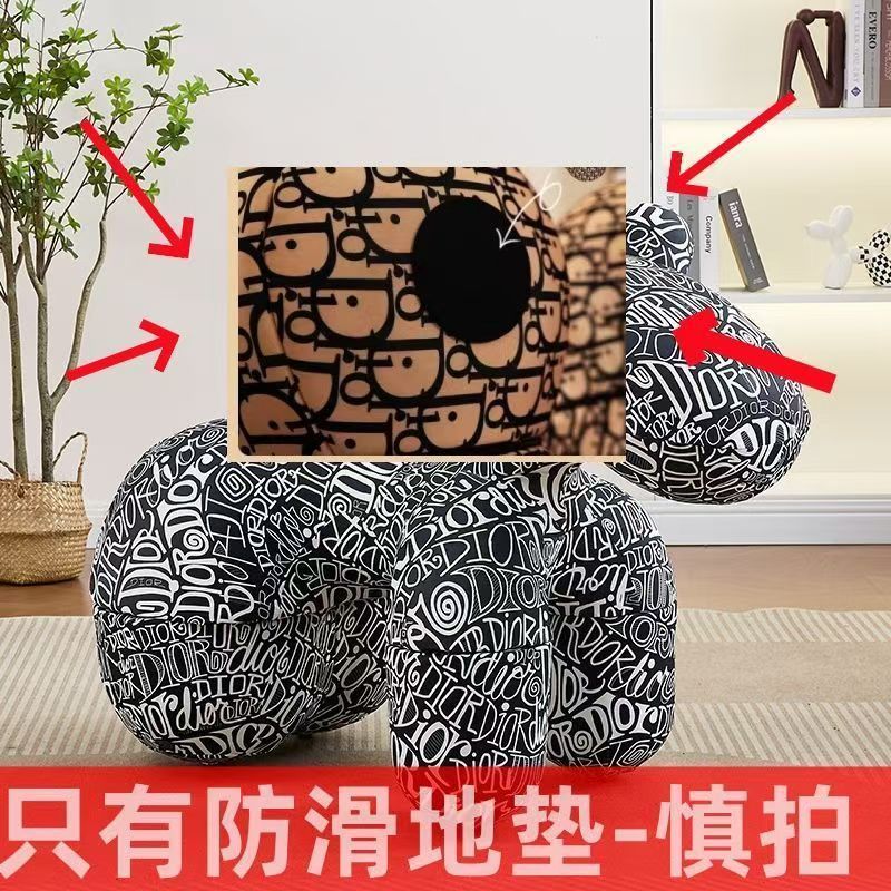 网红小马椅子儿童凳动物造型创意休闲座椅客厅装饰摆件落地送礼物|undefined