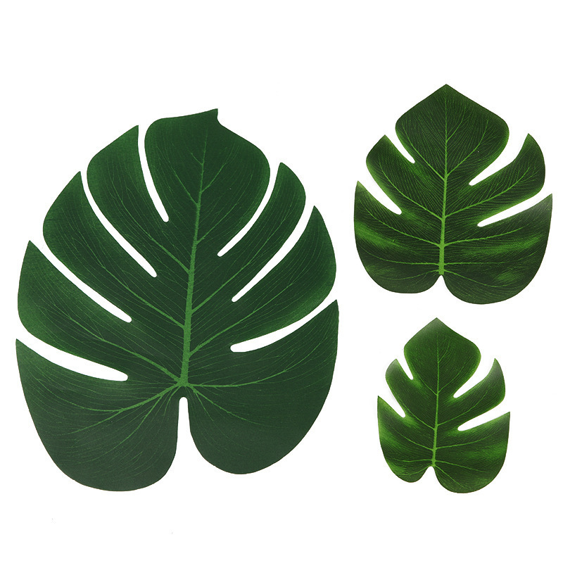 Factory supply simulation plant tortoiseshell leaf flower arrangement accessories tortoiseshell bamboo leaf silk screen printing cloth fake flower leaf single piece Factory supply simulation plant tortoiseshell leaf flower arrangement accessories tortoiseshell bamboo leaf silk screen printing cloth fake flower leaf single piece