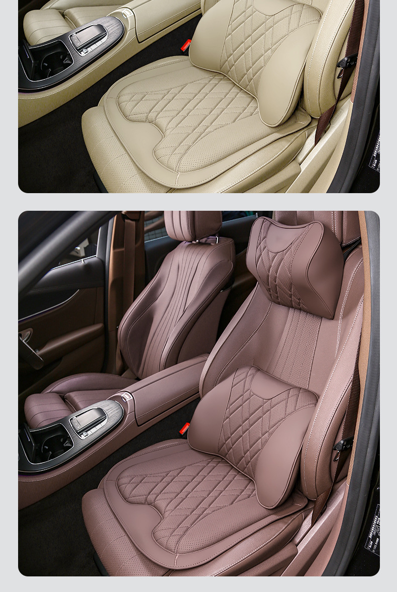 Suitable for Nio Es6Ec6Es8Et5Et7Es7 Headrest, Lumbar Cushion, Car Neck Pillow, Breathable Interior for All Seasons