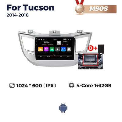 DVD Navigation | Android navigator carplay - b-m90s-1-32-quad-core-wifi-edition