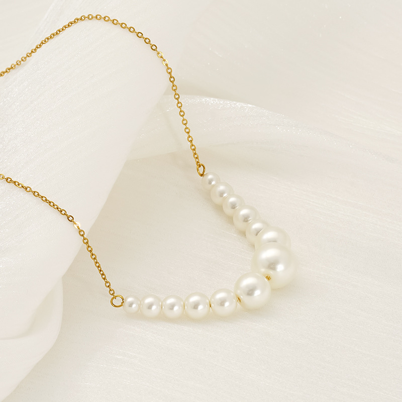 Collar de perlas para mujer, elegante y versátil, con un diseño de nicho y estilo de celebridades de Internet._voghion.com