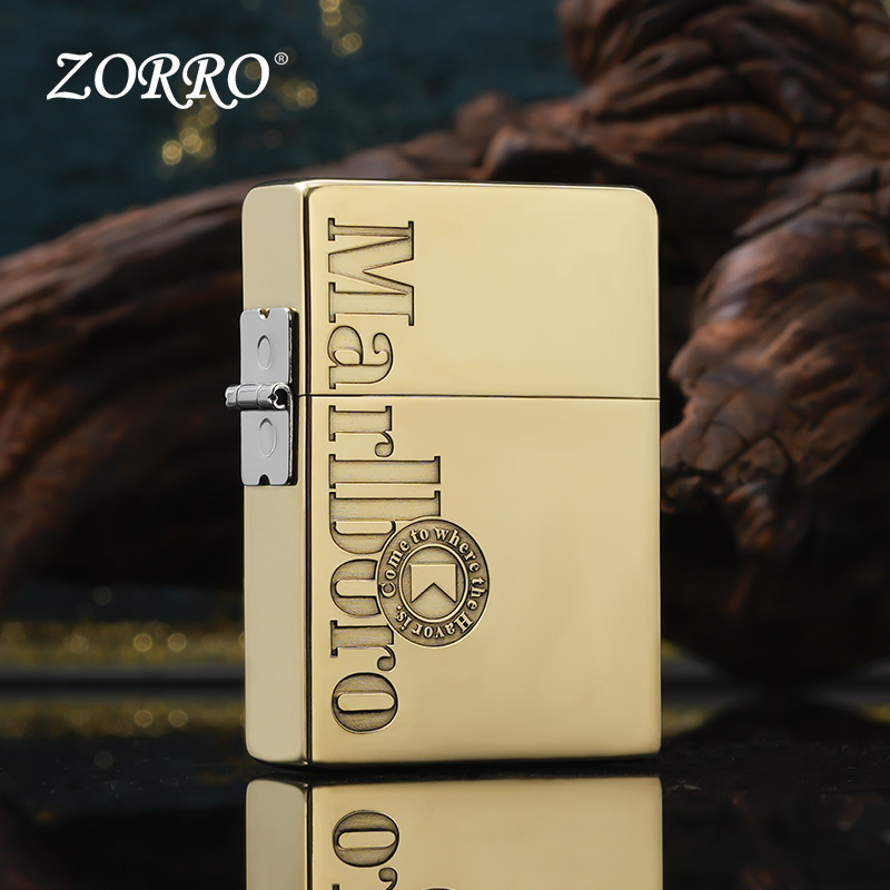 Zorro Z906 Outer Hinge 1935 Replica Kerosene Windproof Lighter Retail and Wholesale Support One Piece