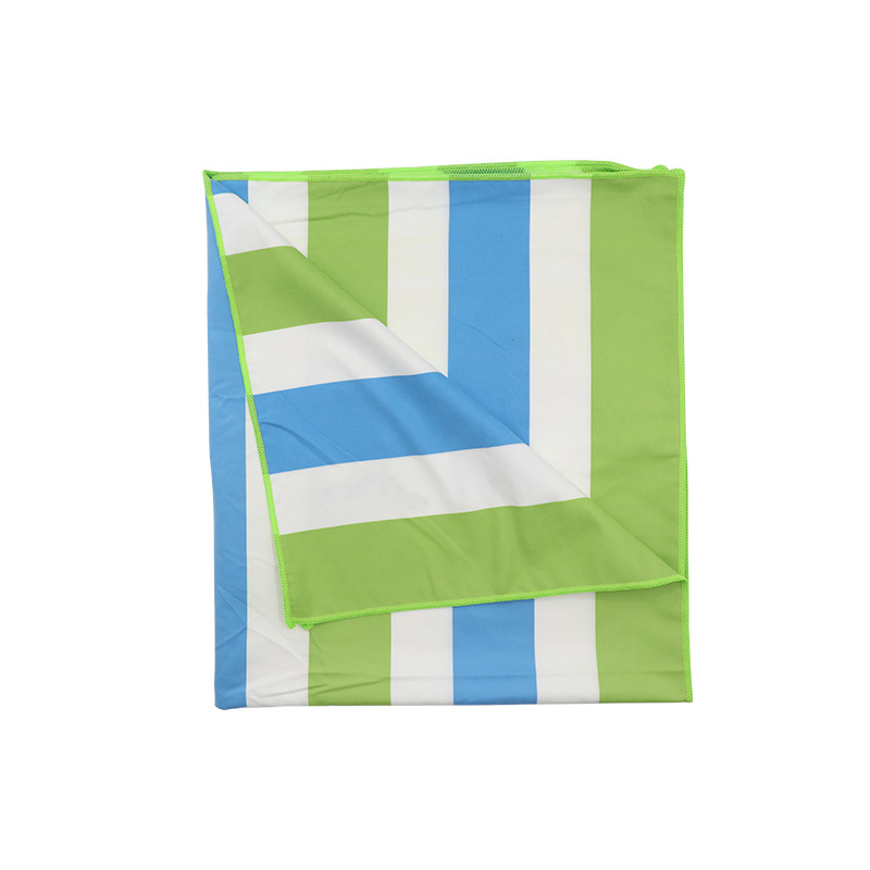 Natación de secado rápido Toalla de baño capa rayada protector solar chal Toalla de playa deportes fitness toalla absorbente transfronterizo exclusivo