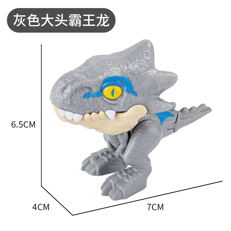 회색 큰 머리 티라노사우루스 렉스