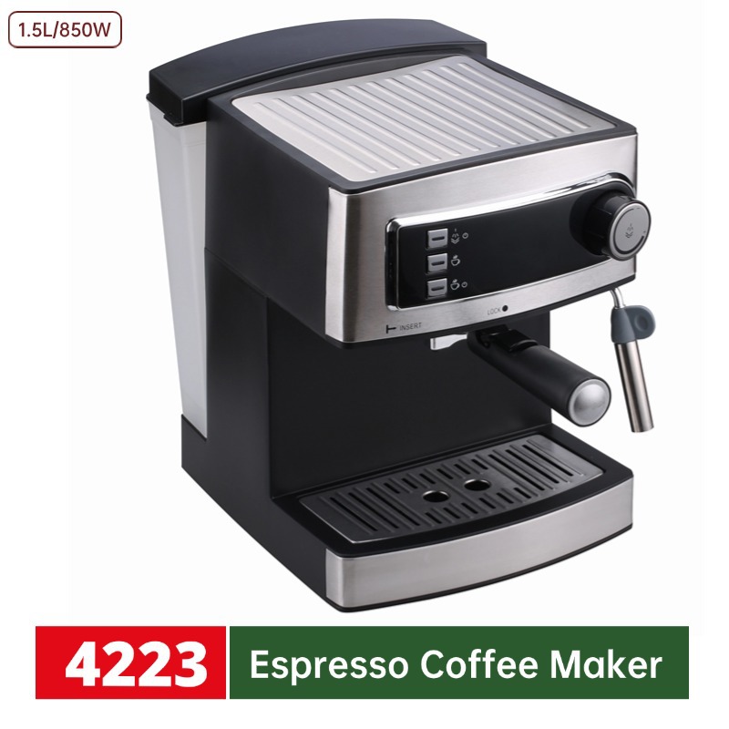 15 bar semiautomático cafetera italiana de alta presión vapor burbuja cafetera de goteo cafetera cappuccino