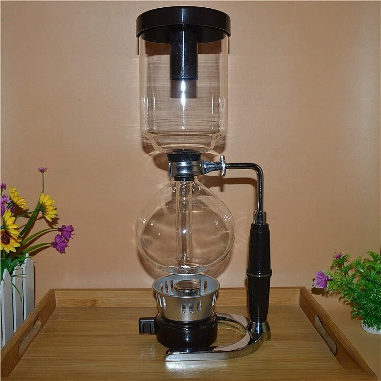 High Borosilicate Glass Siphon Pot Coffee Pot Siphon Household Alcohol Lamp Small Hand Grinding Coffee Machine Set High Borosilicate Glass Siphon Pot Coffee Pot Siphon Household Alcohol Lamp Small Hand Grinding Coffee Machine Set