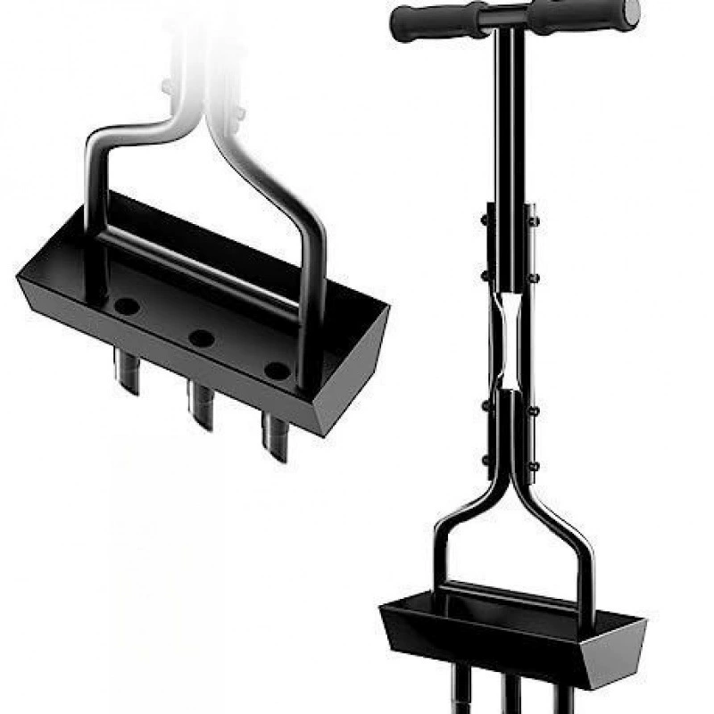 Газон перфоратор Малая посадка рыхлой почвы Газон утолщает садоводство Удобрения травы дренажный сарай обувь инструмент