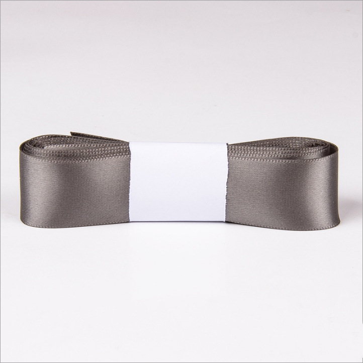 Cinta de regalo de cinta de color sólido de poliéster de una cara de 2,5 cm, cinta de embalaje, boda, cumpleaños, supermercado, tienda de conveniencia, cinta al por mayor