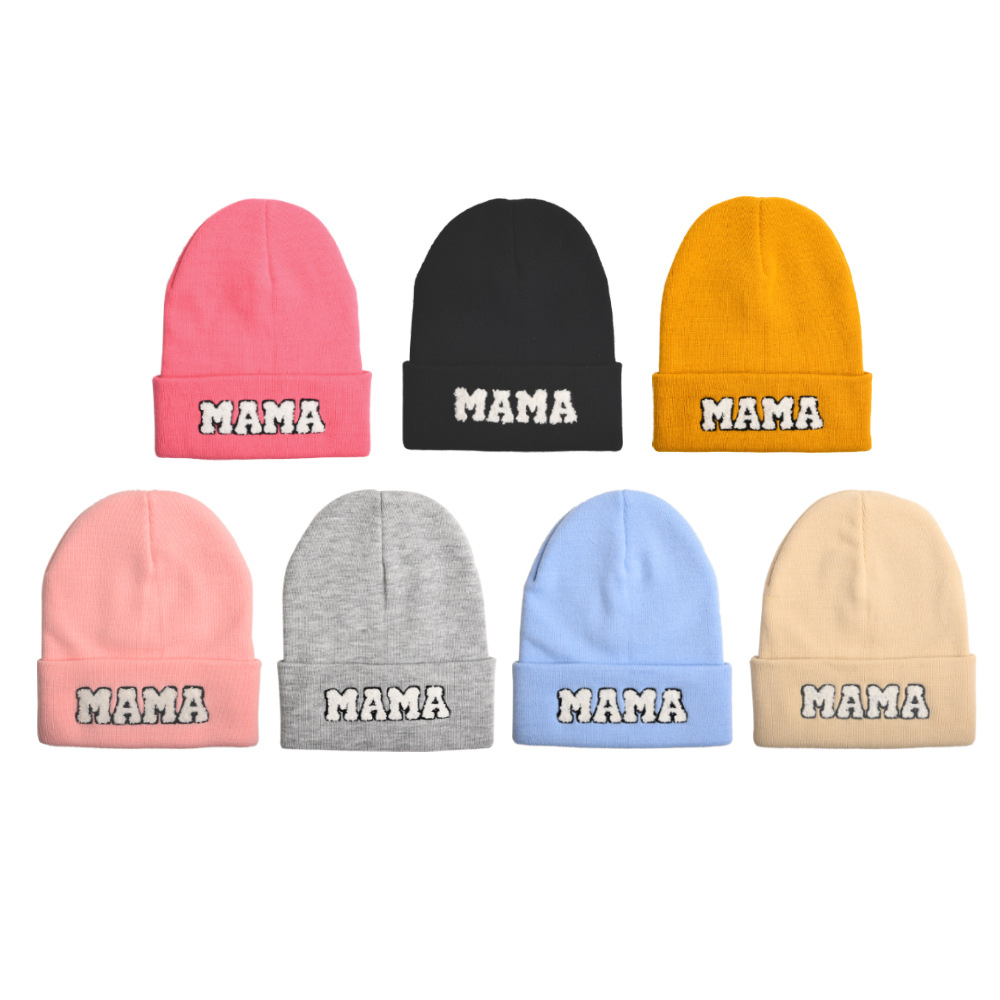 Children Unisex Cute Letter Wool Cap display picture 1