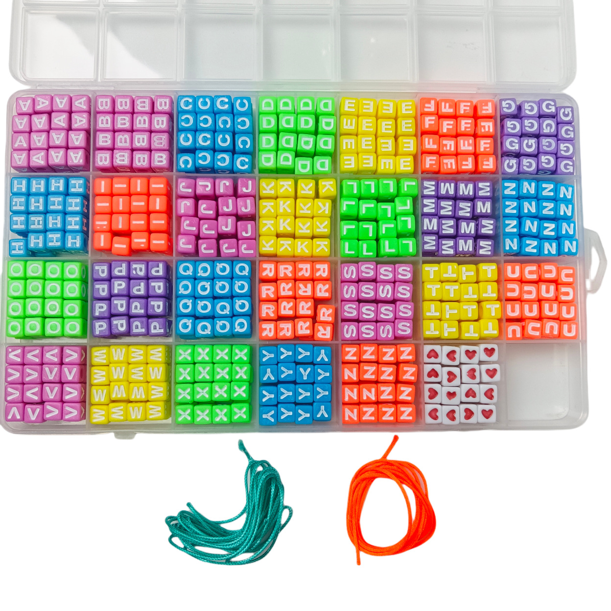 �羳����864pcs 6ɫ7*7mm A&mdash;Z��ĸ�� DIY�����������������׼�