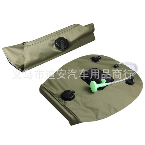 20L shower bag outdoor bath bag bathing and toilet solar heated water bag camping camping bath bag cross-border