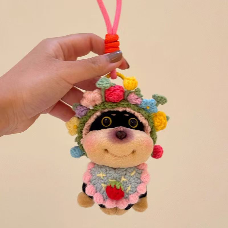 ヘアピンの花のミツバチの子犬のぬいぐるみの車は明かりのワイパーの車のおもちゃの新車のプレゼントの萌えを防ぎます。|undefined