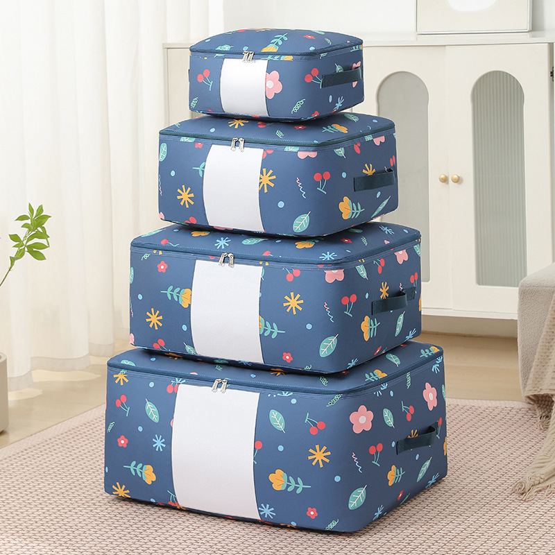Quilt Storage Bag, Thickened Oxford Cloth Moving Packing Bag, Quilt, Clothes and Luggage Storage Bag, Extra Large Capacity Quilt Storage Bag, Thickened Oxford Cloth Moving Packing Bag, Quilt, Clothes and Luggage Storage Bag, Extra Large Capacity