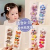Children's hairgrip with bow, bangs, Korean style