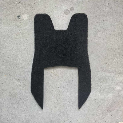 Suitable for No.9 F2Z 110 Electric vehicle foot mat - pure-black-no-9-f2z110max-side-step-version-comes-with-fixed-stickers