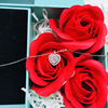 Universal fashionable pendant heart shaped, necklace, city style