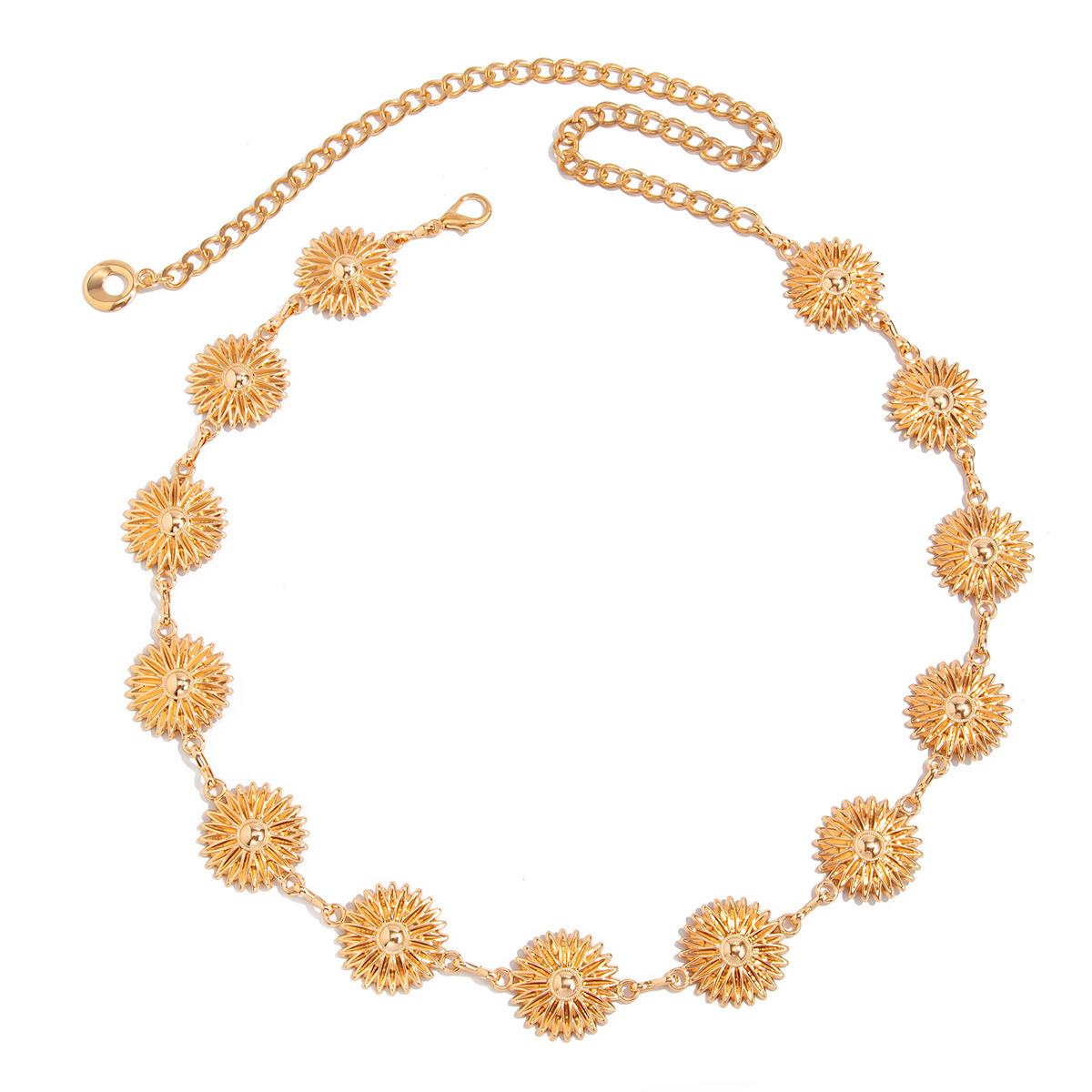 Gänseblümchen Taillenkette Für Damen, Bauchschmuck Für Den Strand_voghion.com