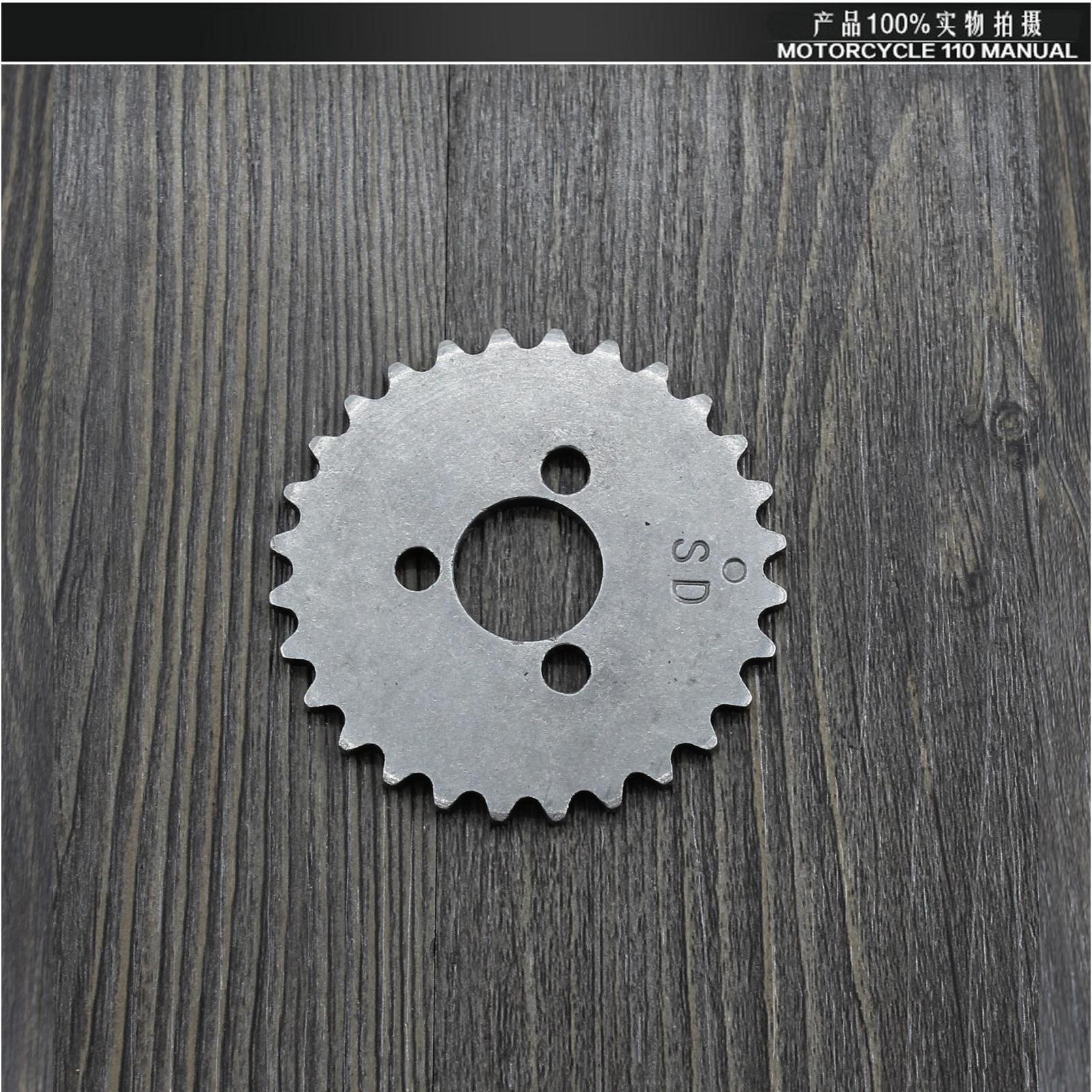 Rueda de sincronización de motocicleta Jialing 70JH70 Longxin 90 110 Dayang DY100 engranaje pequeño piñón Accesorios