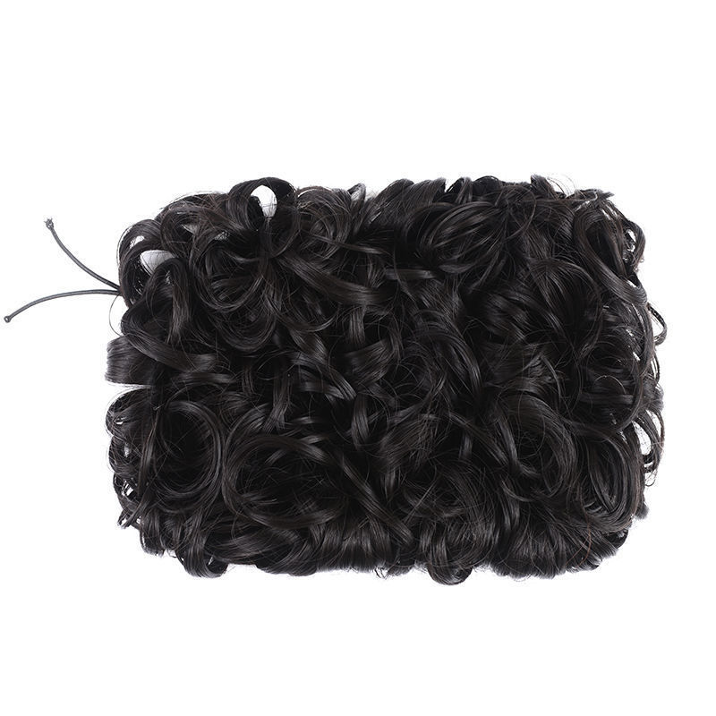 Garland vintage peine bolsa de pelo banda de pelo rizado moño bolsa de pelo cheongsam vestido bola cabeza cos Garland peine brotes de pelo