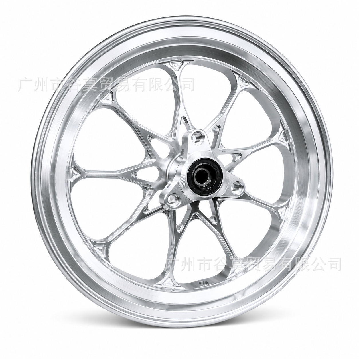 Electric Bicycle and Electric Motorcycle Modification Parts 10inch 12inch Aluminum Alloy Front Hub Aluminum Alloy Modified Hub