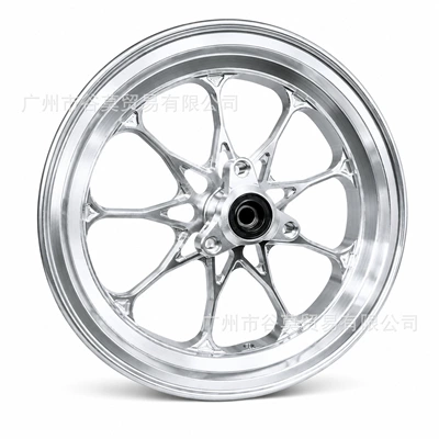 Electric Bicycle and Electric Motorcycle Motorcycle wheel hub - 10inch-bright-silver