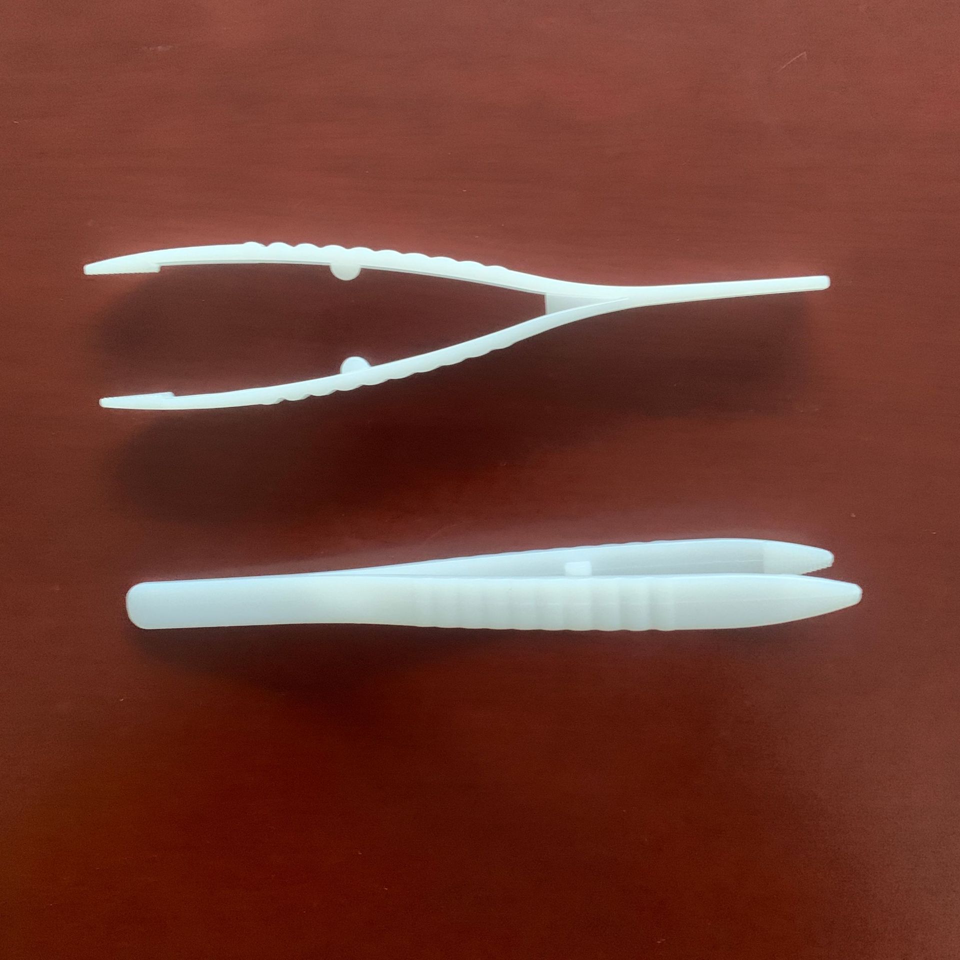 自产自销医疗配包用 PVC镊子 镊子  敷料镊  一次性镊子 白镊子