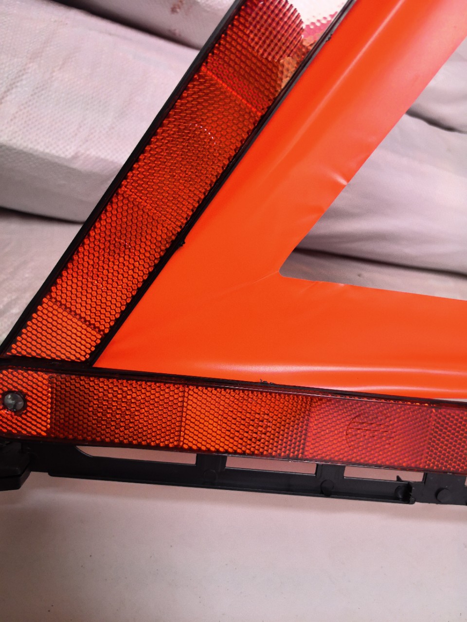 High-Speed Accident Parking Warning Sign Annual Inspection Reflective Warning Frame National Standard Vehicle-Mounted Triangle Warning Sign New National Standard