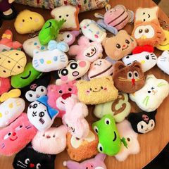 ぬいぐるみミスタービーンテディベアきしむキーホルダーかわいい漫画バッグペンダントギフトペンダント女性用