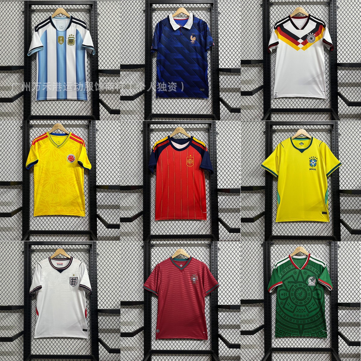 2026 New Fan Version National Team Jerseys Portugal Germany Brazil France Spain World Cup Football Uniforms