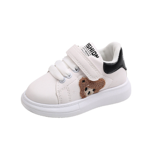 Children's shoes autumn new children's sports shoes Panda baby girls' white shoes boys' casual shoes drop shipping