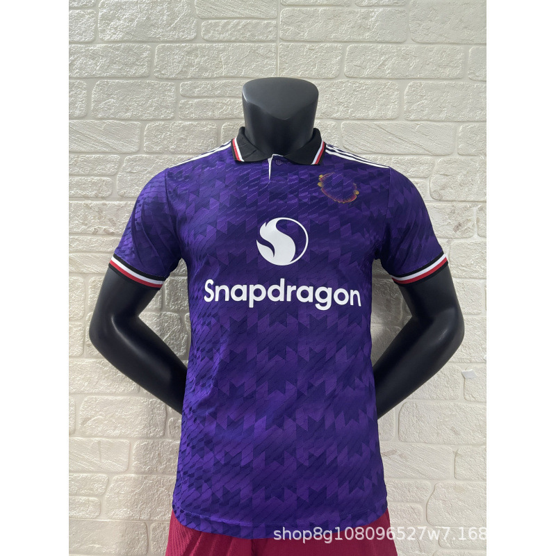 2526 プレーヤーズエディション 半袖サッカーユニフォーム 125周年記念 ジョイント バルセロナ レアルマドリード ACクラブ プレーヤージャージ|undefined