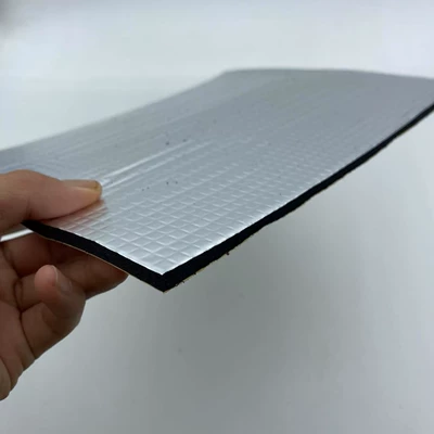 40*25cm 5mm square grid aluminum Car sound-absorbing cotton