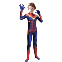 Хэллоуин Marvel Капитан Косплей Костюм Детский купальник Одежда для выступлений Сценический Косплей Костюм
