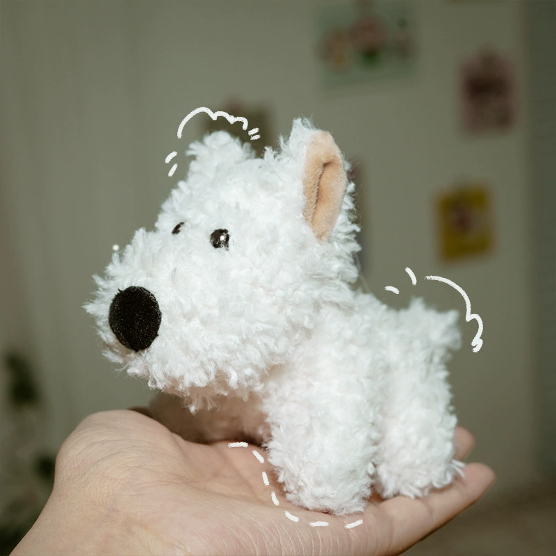 Брелок West Gaoson West Highland Puppy Plush Charm, 11.5 × 12 см, мягкий милый подарок на день рождения