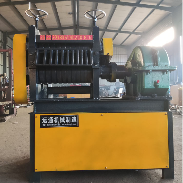 废旧钢筋调直机单电机立式轧辊调直机12-28矫直机