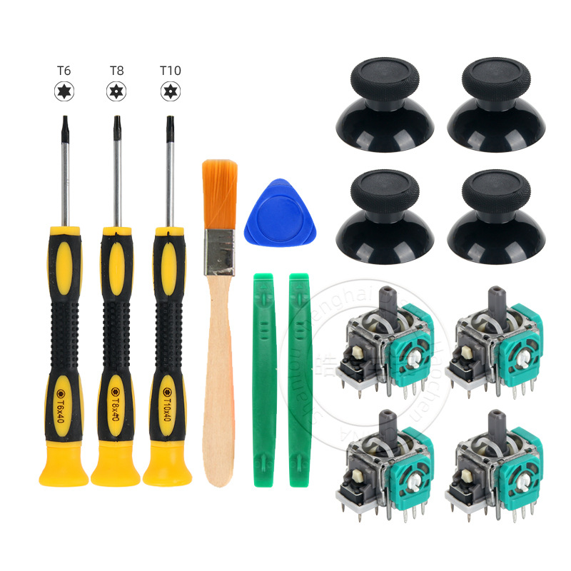 Suitable for Xbox One Series X Controller Joystick Mushroom Head Disassembly Tool T6T8 Screwdriver Pry Bar Set